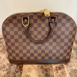 Louis Vuitton Alma PM in Damier Ebene
